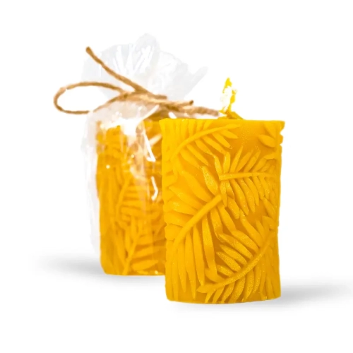 swieca-ozdobna-z-wosku-pszczelego-liscie-176g