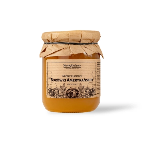 blueberry-honey-650g-harvest-June-treasures-mites