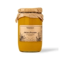 Honig-mit-gemahlenem-Bienenpollen-im-großen-Glas