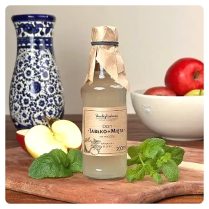 Ocet Jabłkowo- Miętowy na Miodzie 200ml