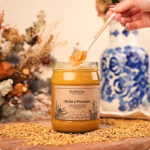 Miód z Pyłkiem Mielonym 650g