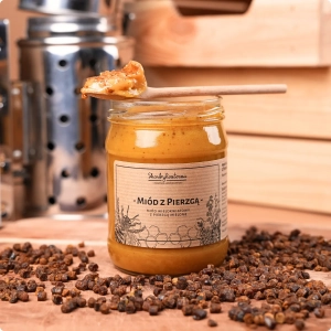 Miód z Pierzgą Mieloną 650g
