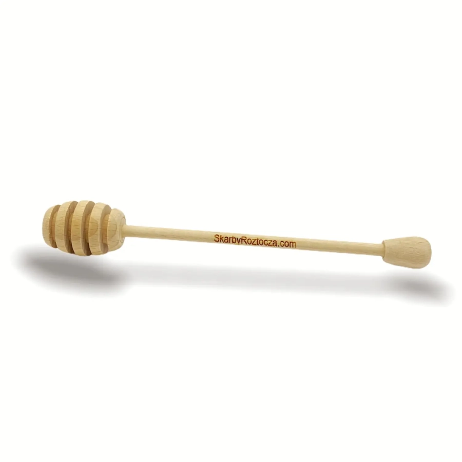 wooden honey dipper server skarby roztocza