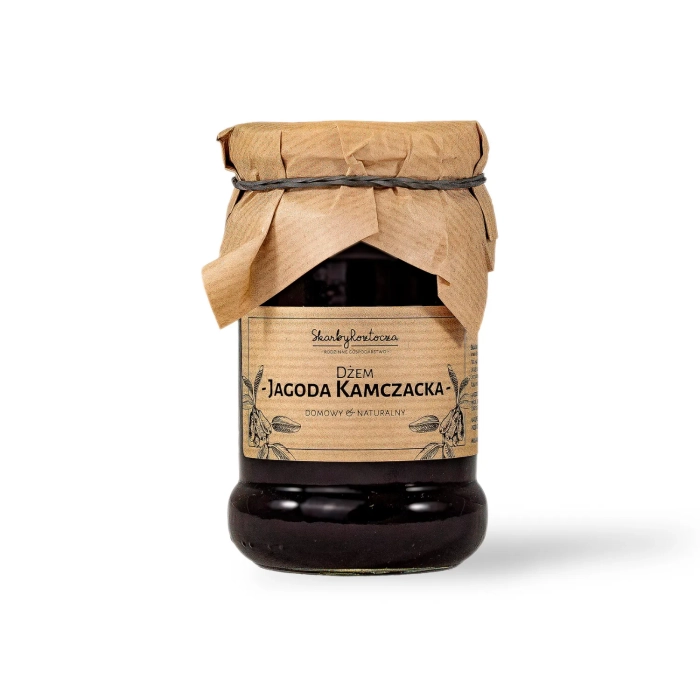 haskap berry jam skarby roztocza white background