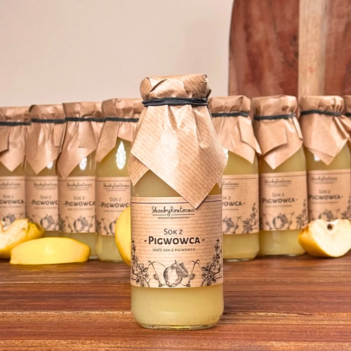 Set Japanischer Quittensaft Schätze von Roztocze Produktfoto quadratisch