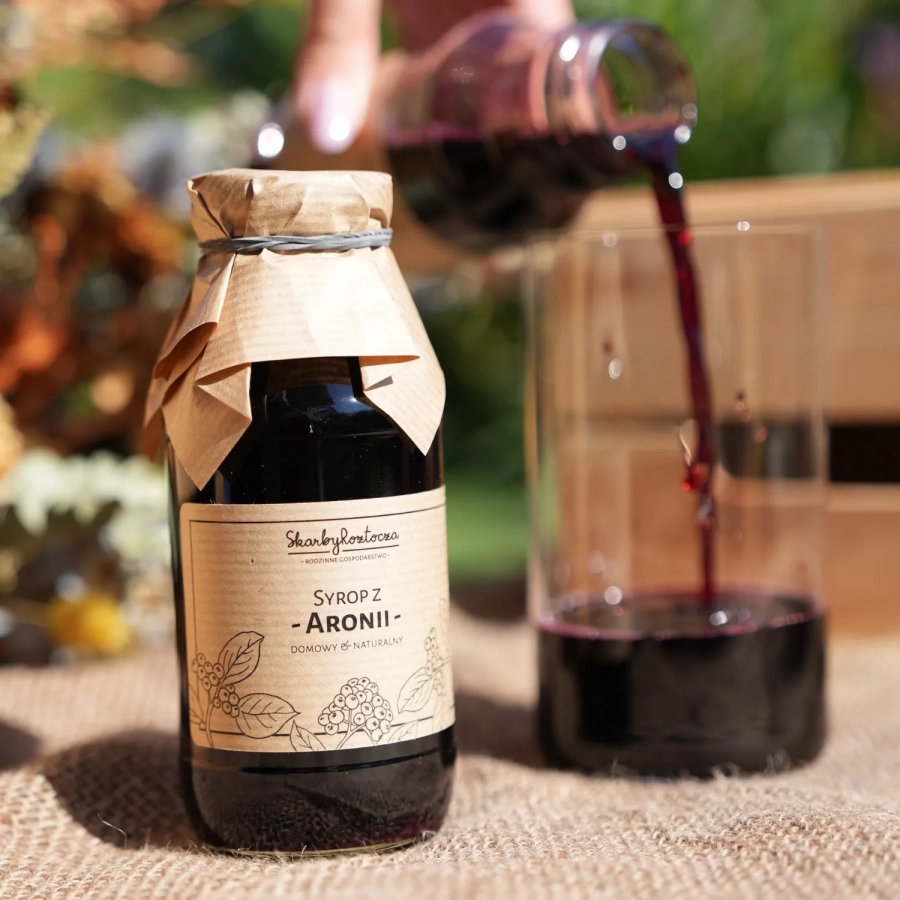 skarby roztocza chokeberry syrup product square front