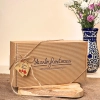 Geschenkset Schachtel 3 Honiggläser Skarby Roztocza Produkt quadratisch traditionelle Schnur