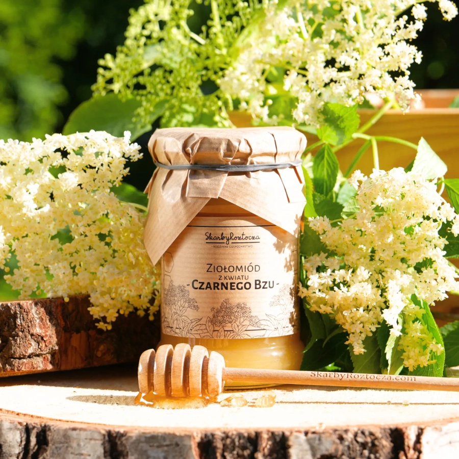 treasures of roztocze elderflower herb-honey
