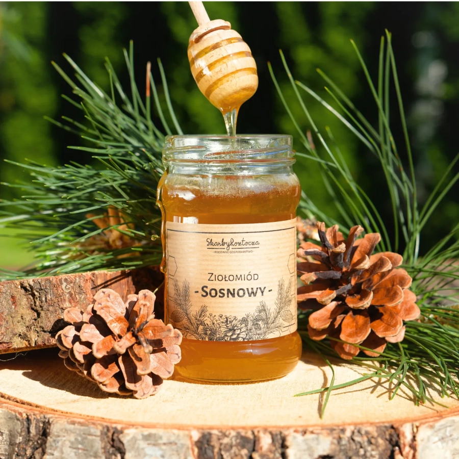 treasures of roztocze pine herb-honey