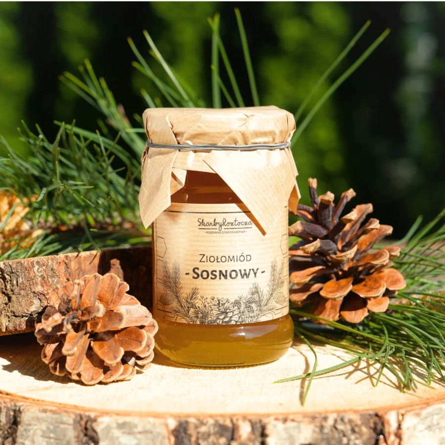 Skarby Roztocza Kiefernnadel-Kräuterhonig