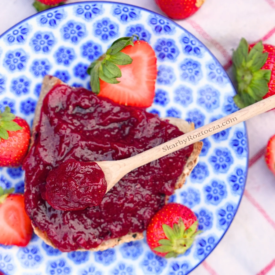 treasures of roztocze natural homemade strawberry jam