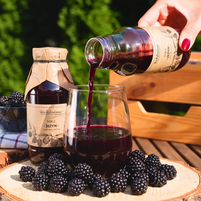 Brombeersaft 100 Prozent natürlich dickflüssig