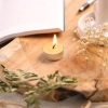 beeswax tea light