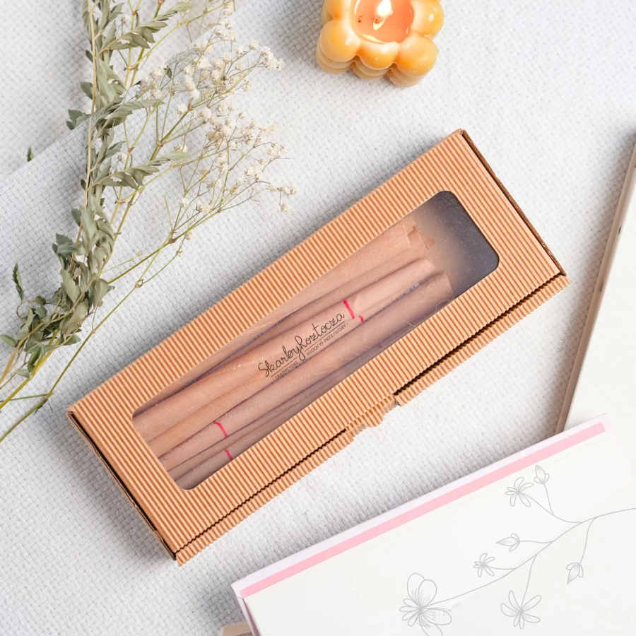 ear candles for ear candling conching made of beeswax natural 100%