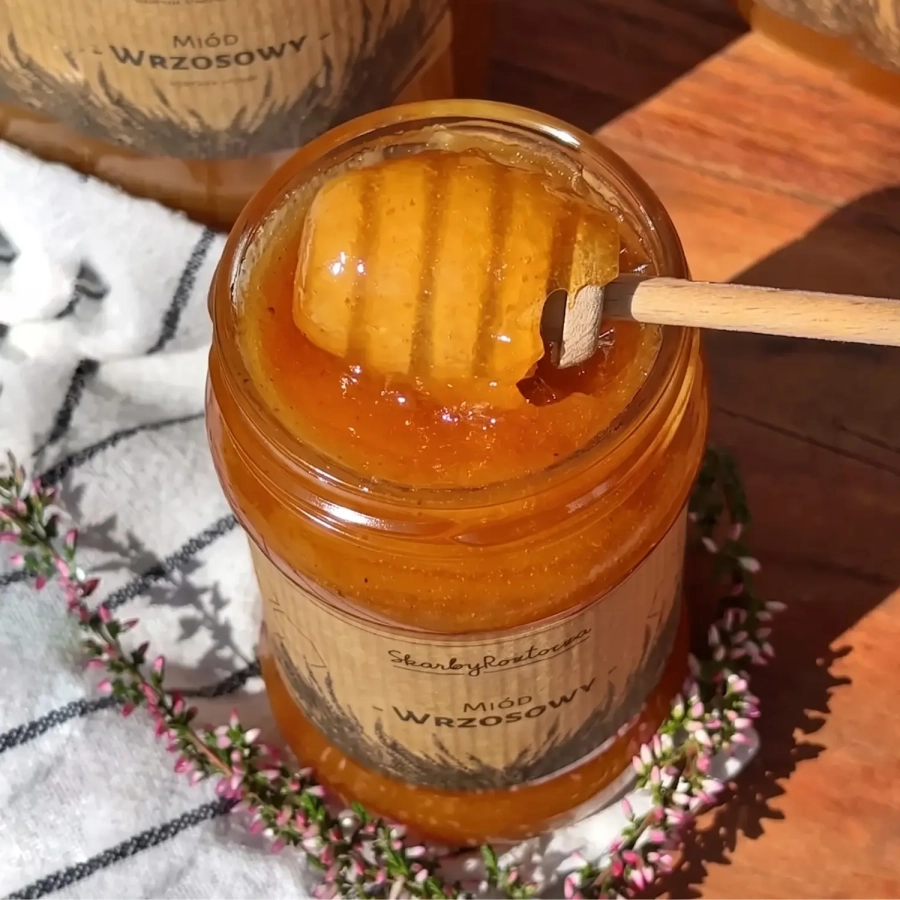 miel de bruyere petit skarby roztocza miels consistance gelatineuse