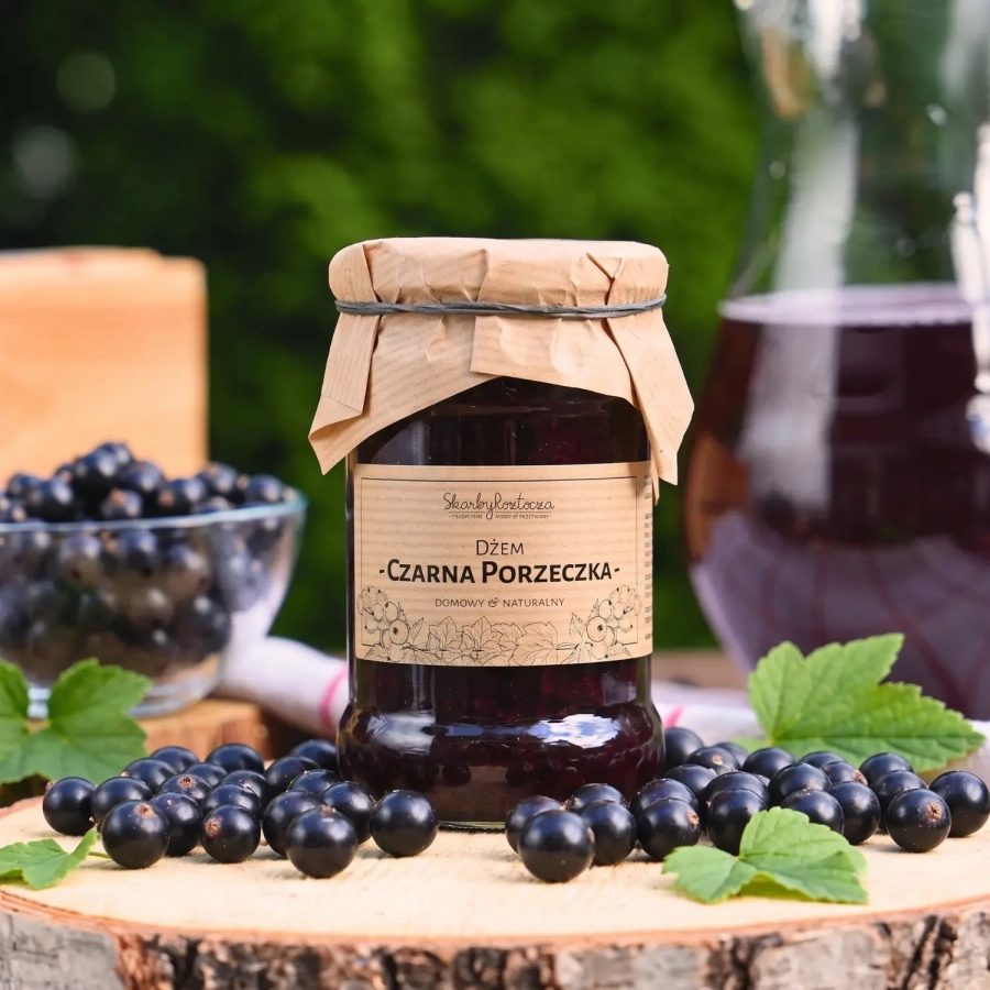 blackcurrant jam treasures of roztocze