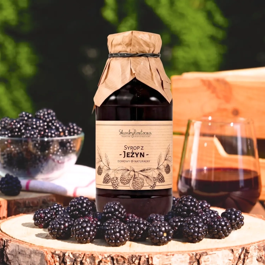 Brombeersirup natürlich dickflüssig Schätze von Roztocze