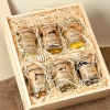 gift set with honey in a wooden box medium honeys