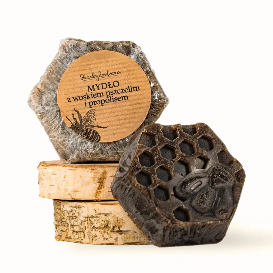 soap with beeswax and propolis